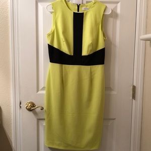 Green Calvin Klein dress